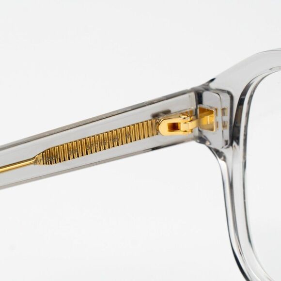 NEW  Bottega Veneta BV1295O 004 Transparent Grey Square Unisex Eyeglasses - Picture 10 of 11